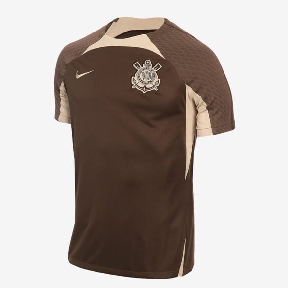 Camisa Corinthians Treino 24/25 - Torcedor Masculina - Marrom