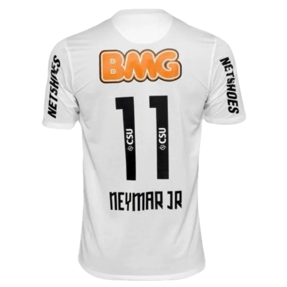Camisa Santos 2012 (# NEYMAR JR - 11) - Torcedor Masculina - Versão Retro